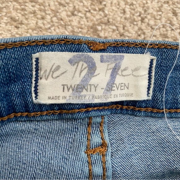 Like New Free People Fringe Ankle Jeans - Picture 6 of 8